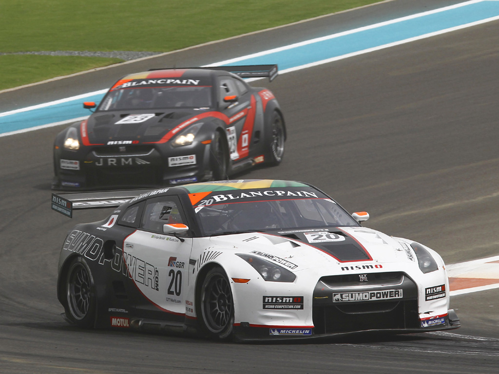 JR Motorsports Nissan GT-R & Sumo Power GT Nissan GT-R Desktop Wallpaper