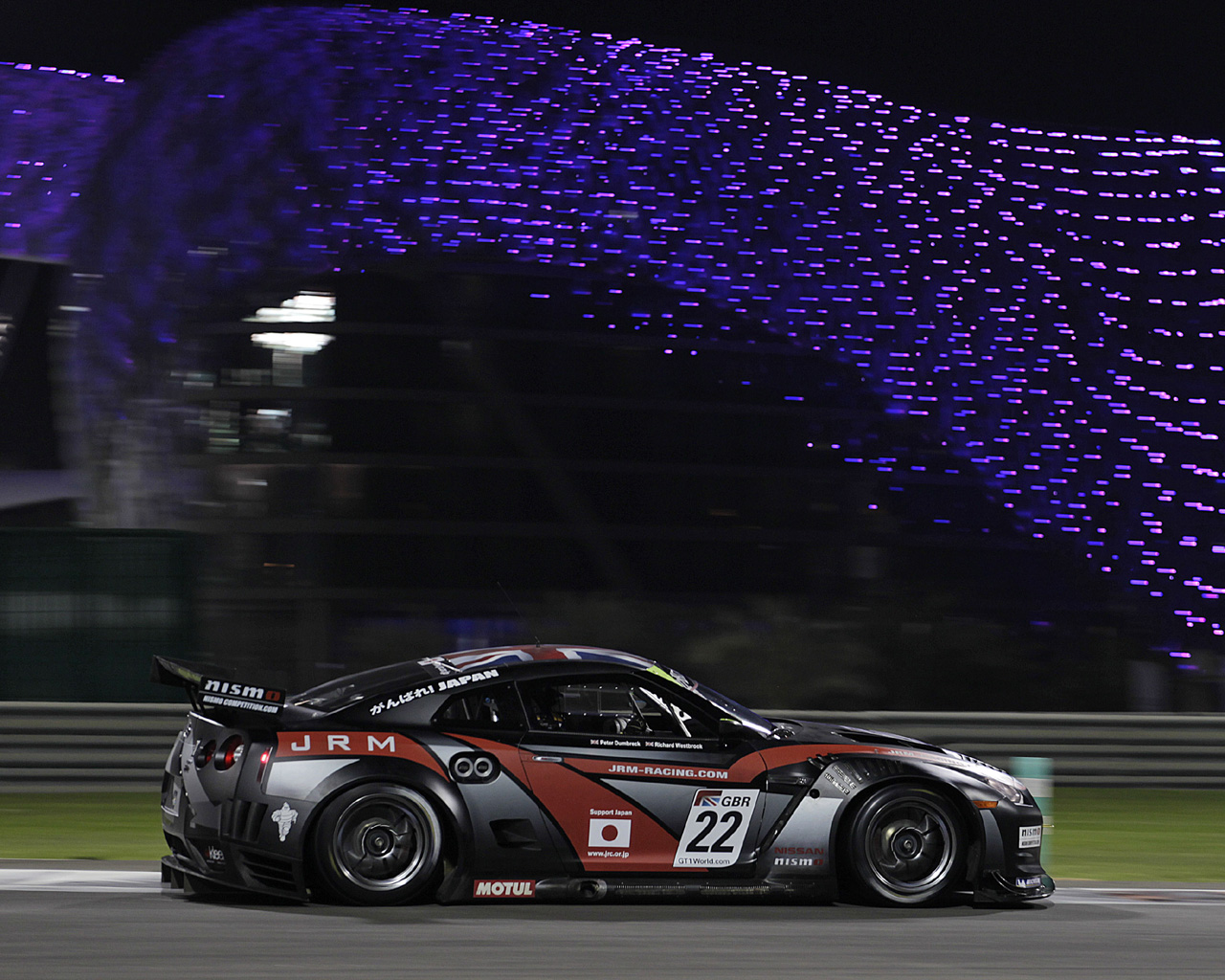 JR Motorsports Nissan GT-R Desktop Wallpaper