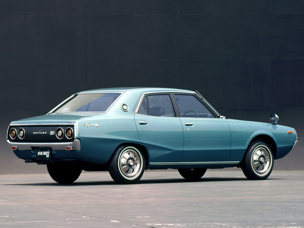 1972 C110 Nissan Skyline 2000 GT Desktop Wallpaper