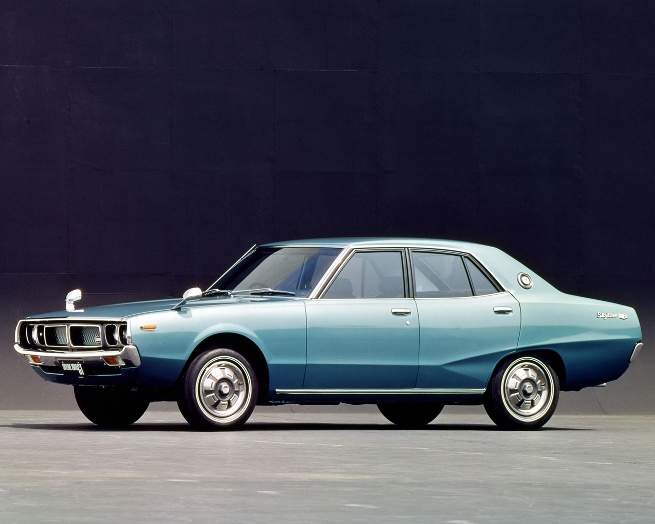 1972 C110 Nissan Skyline 2000 GT Desktop Wallpaper