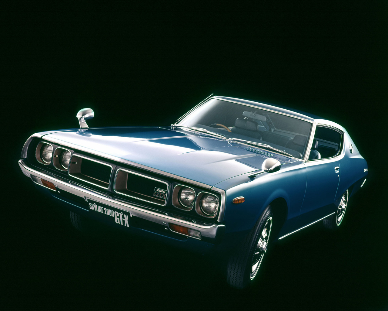 1972 C110 Nissan Skyline 2000 GT-X Desktop Wallpaper