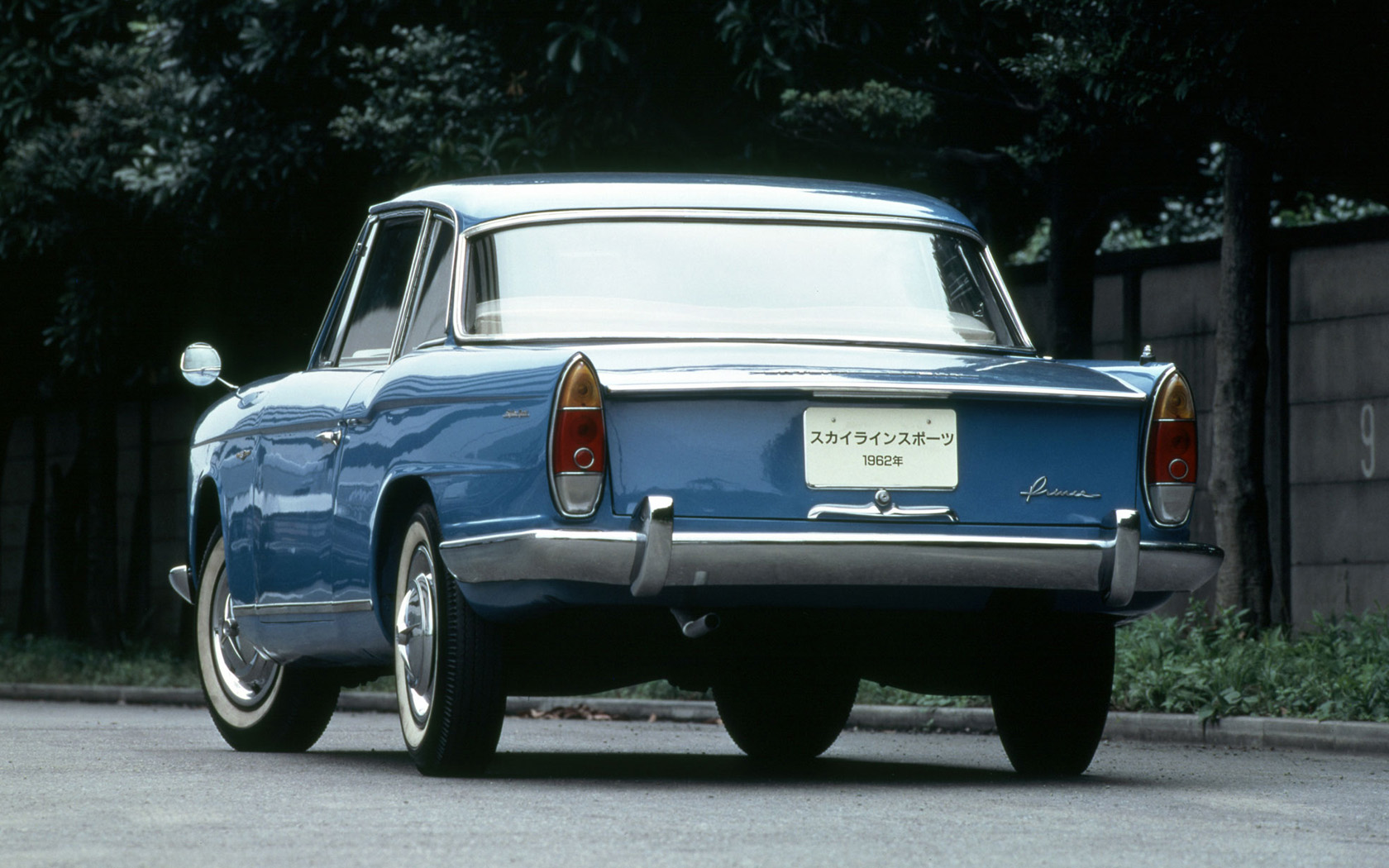 1962 BLRA-3 Nissan Skyline Sport Coupe Desktop Wallpaper