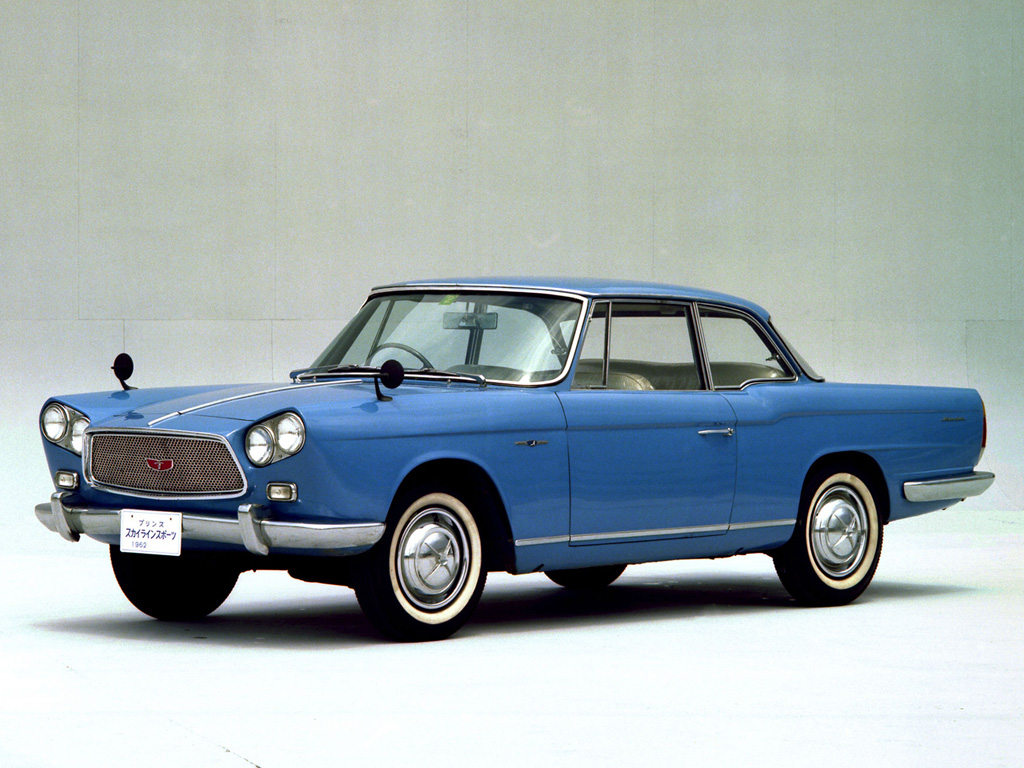 1962 BLRA-3 Nissan Skyline Sport Coupe Desktop Wallpaper