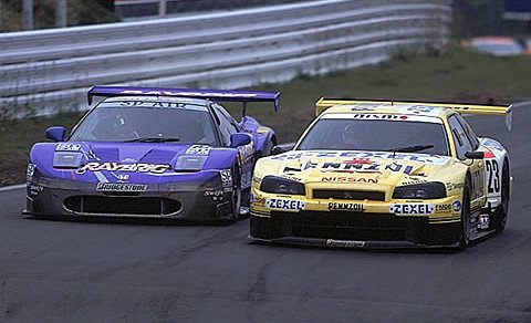2001 JGTC Season - Pennzoil NISMO Skyline GTR & Raybrig Honda NSX ...